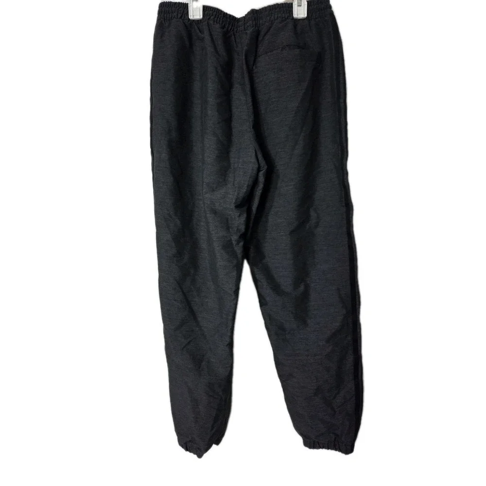 Vintage Adidas Side Stripe Lined Windbreaker Track Pants, Gray, Small